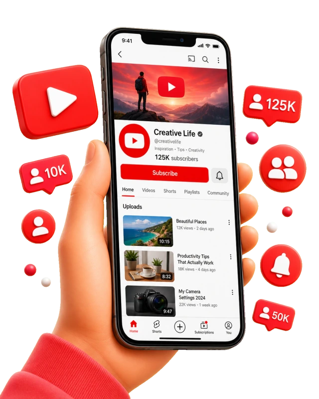 Suscriptores YouTube